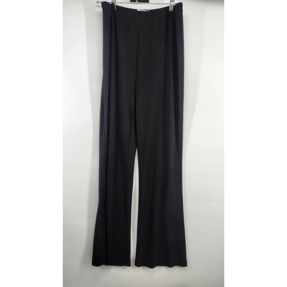 Reformation High-Waisted Wide Leg Black Tencel Trousers‎ Size Large